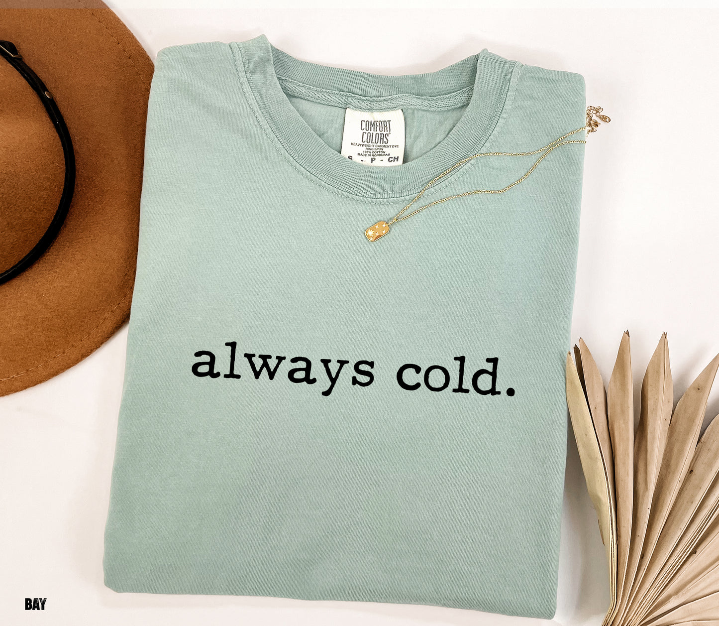 Always Cold Comfort Colors Adult T-Shirt