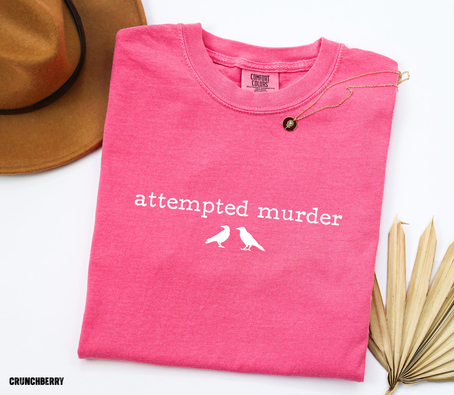Funny Attempted Murder Comfort Colors Adult T-shirt