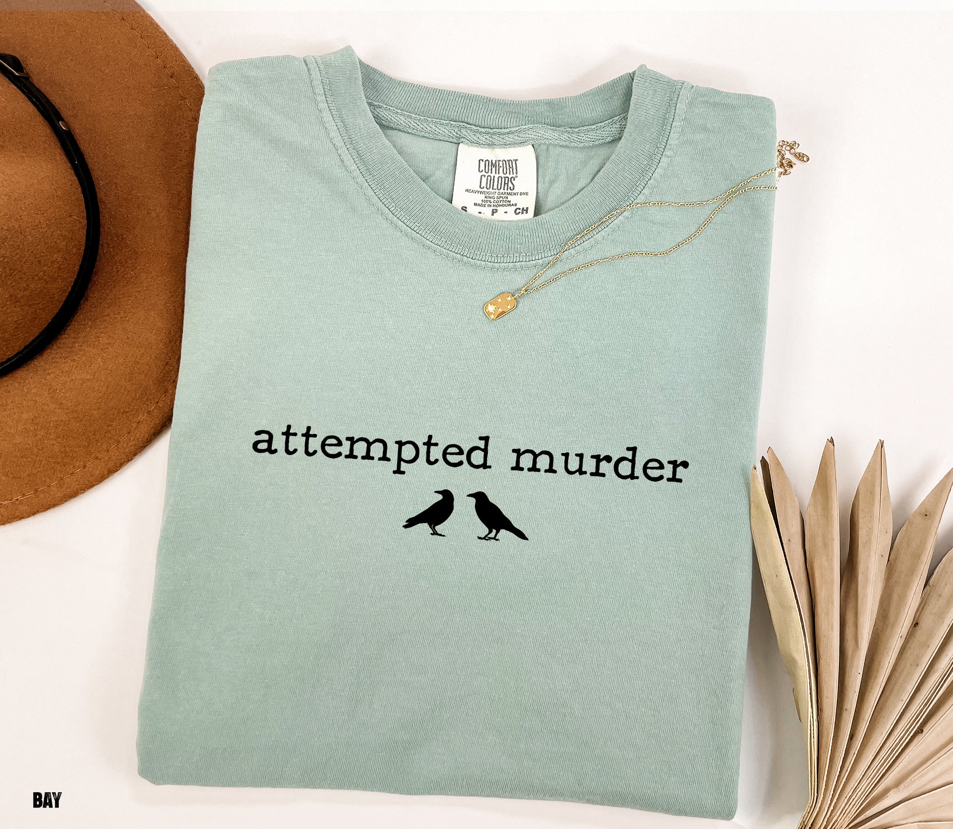 Funny Attempted Murder Comfort Colors Adult T-shirt