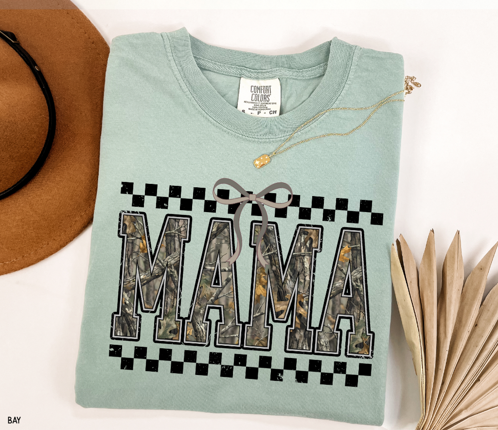 Mama Camo Comfort Colors T-Shirt