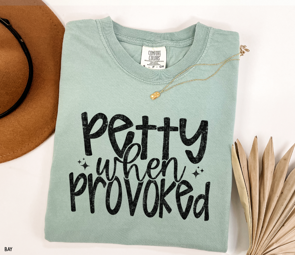 Petty When Provoked Adult Comfort Colors T-Shirt