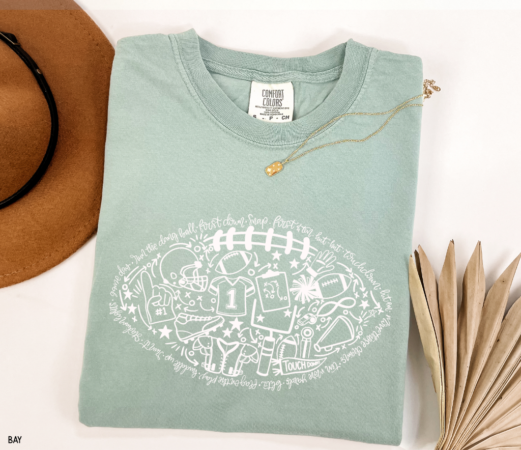 Football Adult Comfort Colors T-Shirt