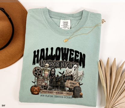 Halloween Horror Adult Comfort Colors T-Shirt