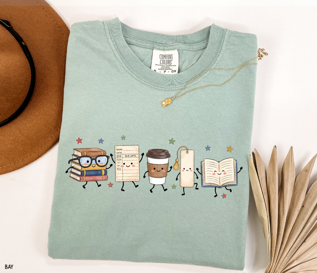 Book Lovers Adult Comfort Colors T-Shirt
