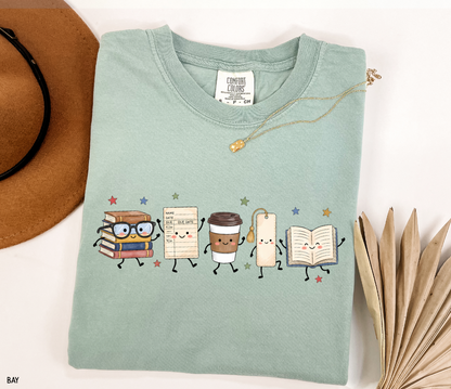 Book Lovers Adult Comfort Colors T-Shirt