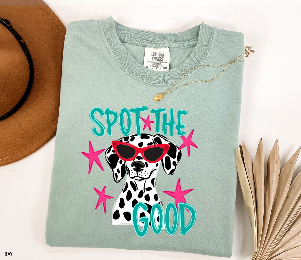 Spot The Good Dalmatian Adult Comfort Colors T-Shirt