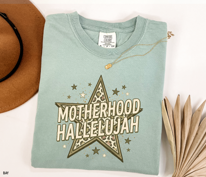 Motherhood Hallelujah Adult Comfort Colors T-Shirt