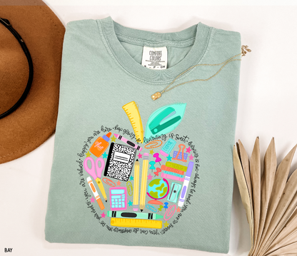 Teacher Supplies Adult Comfort Colors T-Shirt