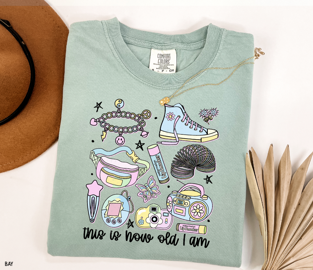 This is How Old I Am Adult Comfort Colors T-Shirt