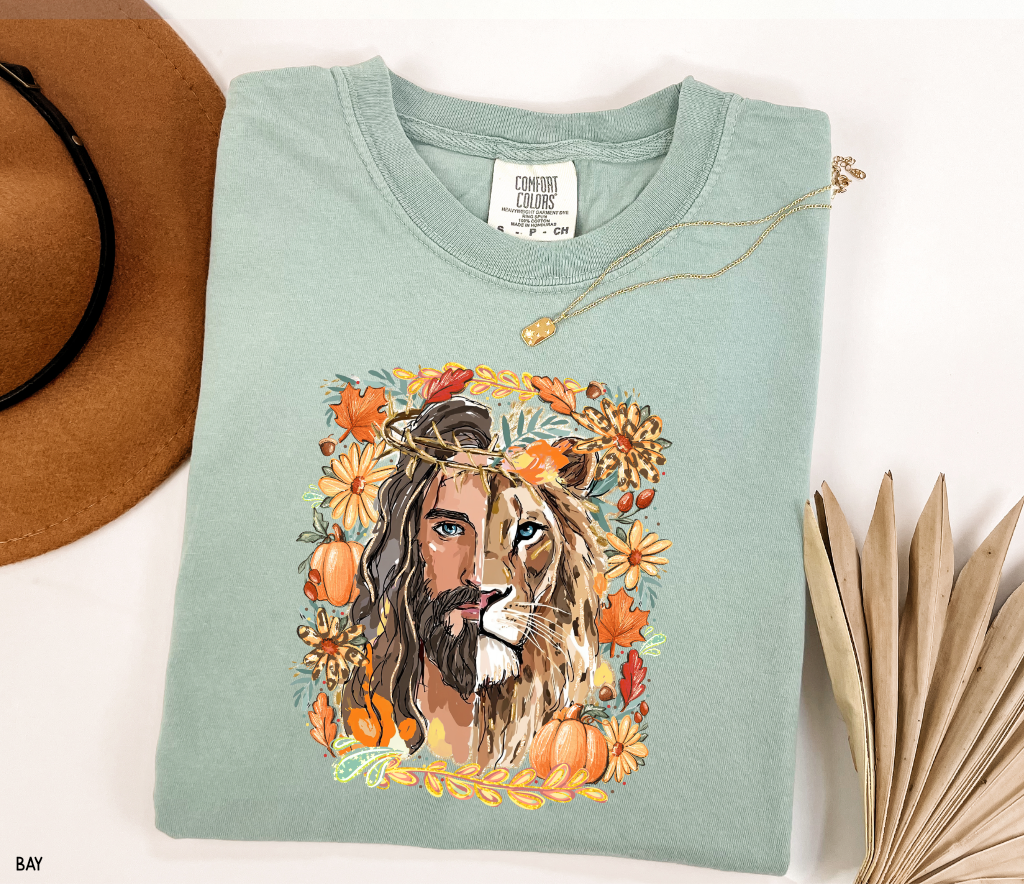 Jesus Lion of Judah Adult Comfort Colors T-shirt