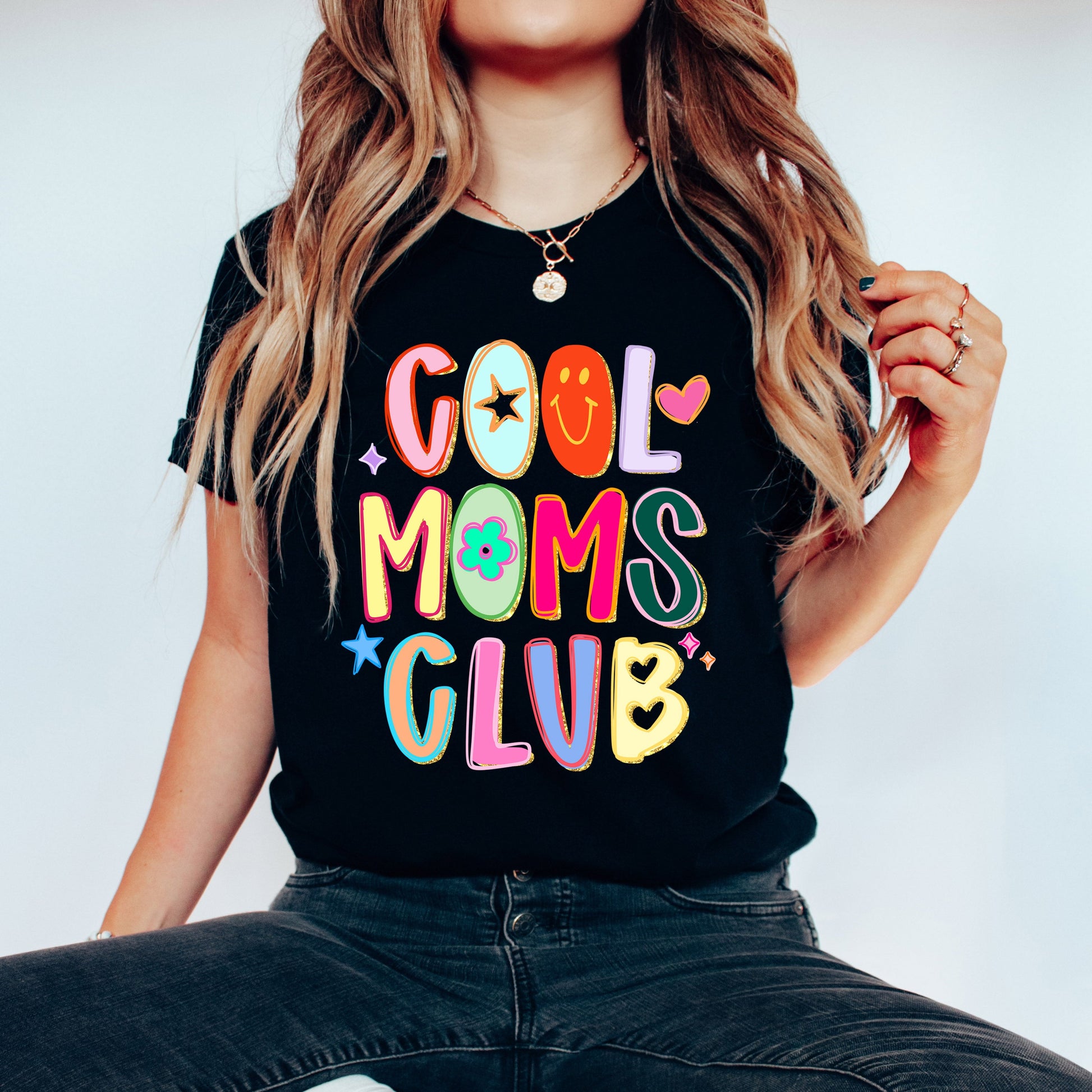 Cool Moms Club Adult T-shirt