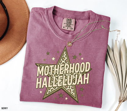 Motherhood Hallelujah Adult Comfort Colors T-Shirt