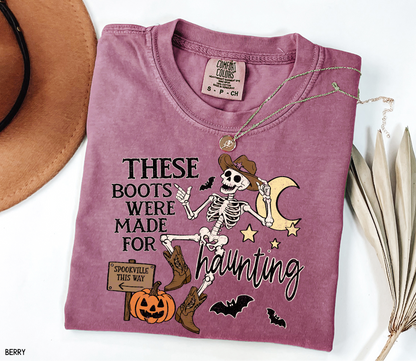 These Boots Were Made for Haunting Adult Comfort Colors T-Shirt