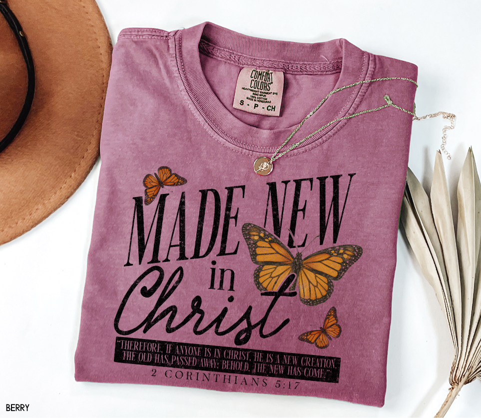 Made New in Christ Adult Comfort Colors T-Shirt