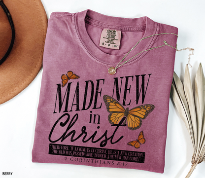 Made New in Christ Adult Comfort Colors T-Shirt