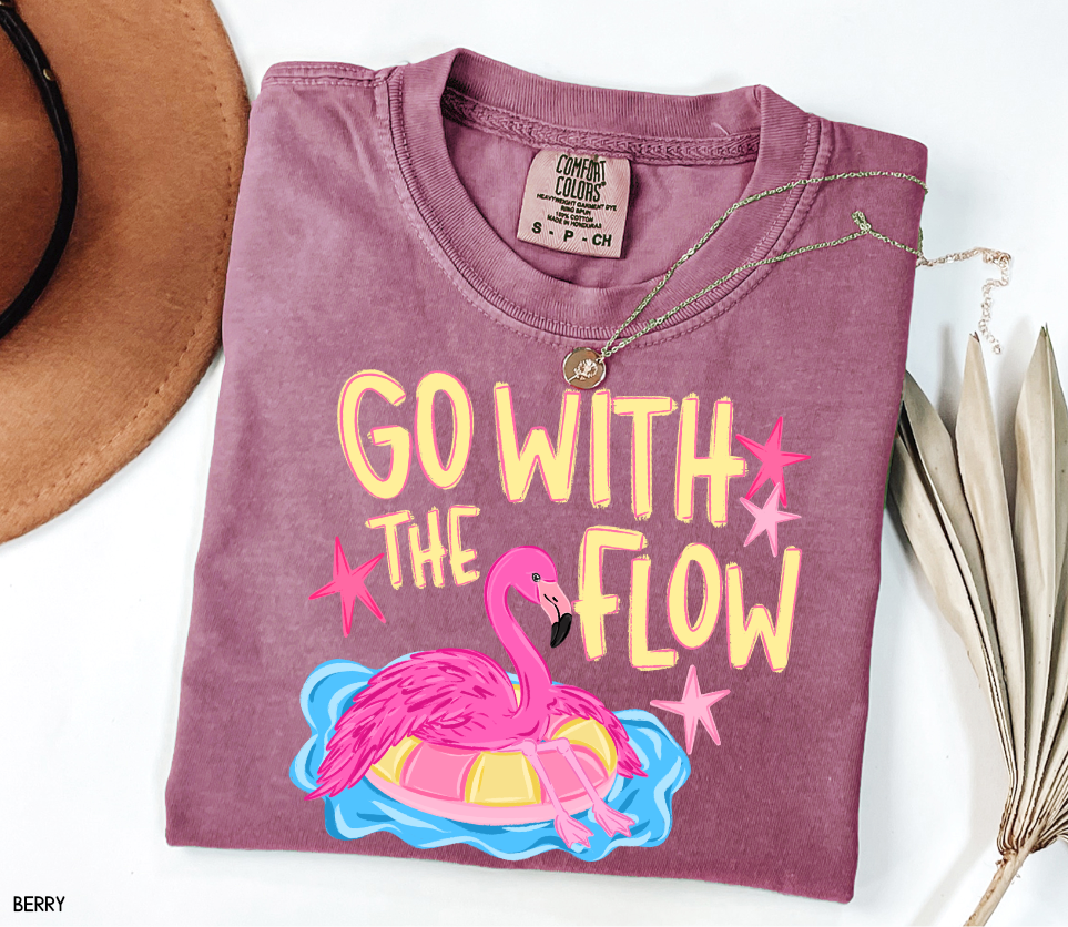 Go With The Flow Comfort Colors T-Shirt
