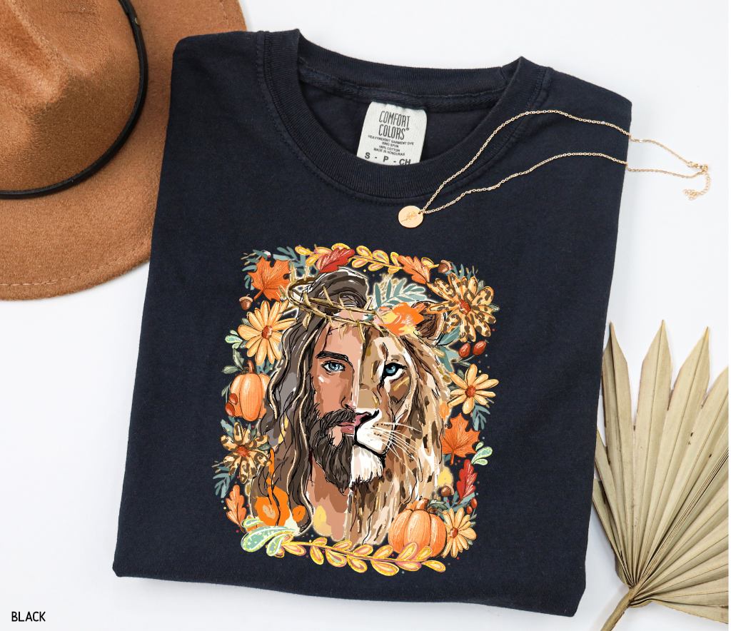Jesus Lion of Judah Adult Comfort Colors T-shirt