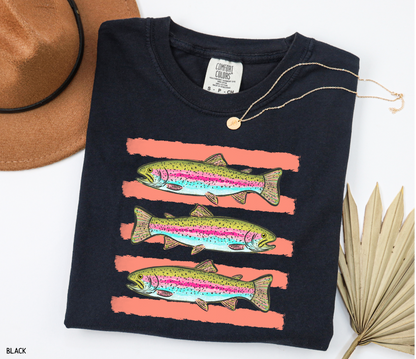 Funny Trout Adult Comfort Colors T-Shirt