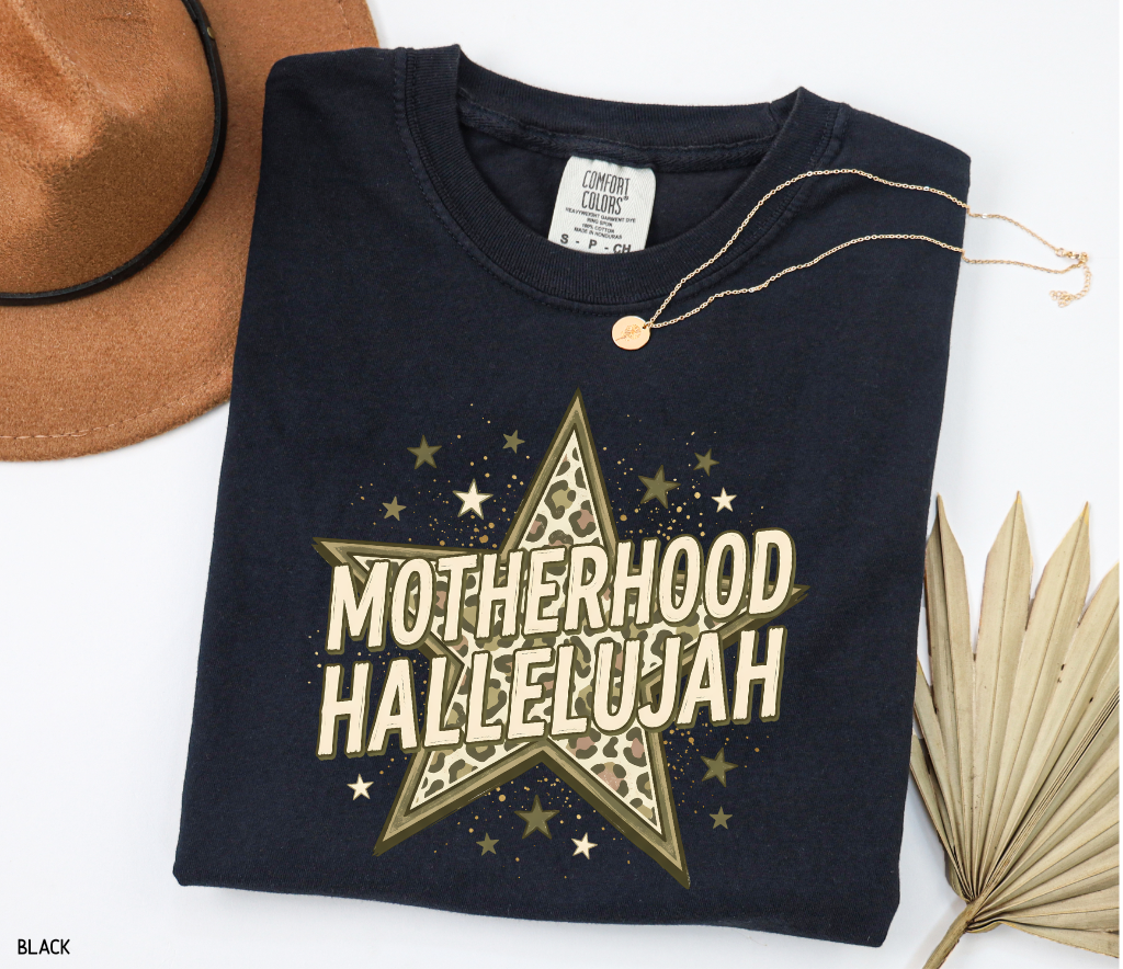 Motherhood Hallelujah Adult Comfort Colors T-Shirt