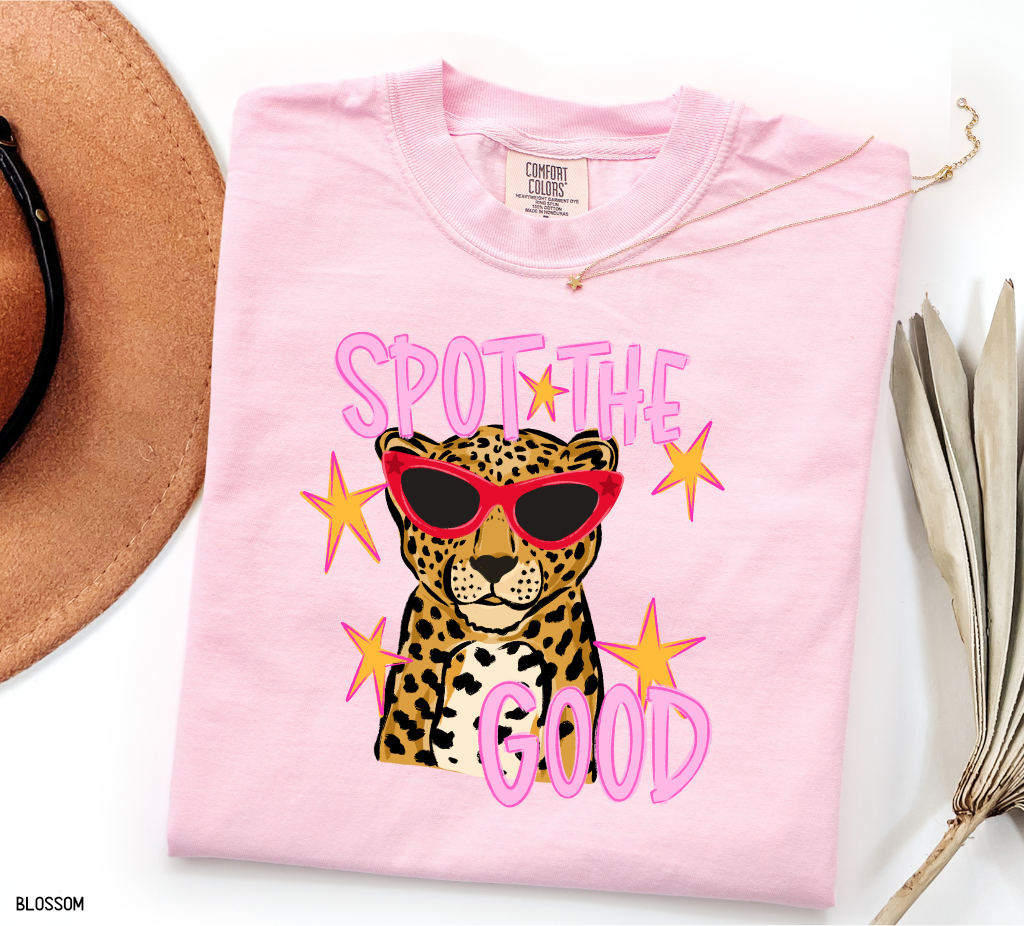 Spot The Good Leopard Comfort Colors T-Shirt