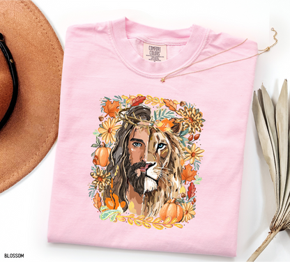 Jesus Lion of Judah Adult Comfort Colors T-shirt