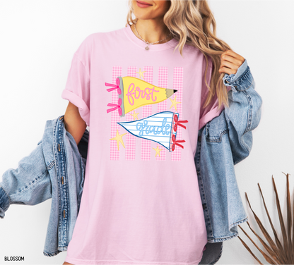 Pennant Grade Level Teacher Comfort Colors T-Shirt