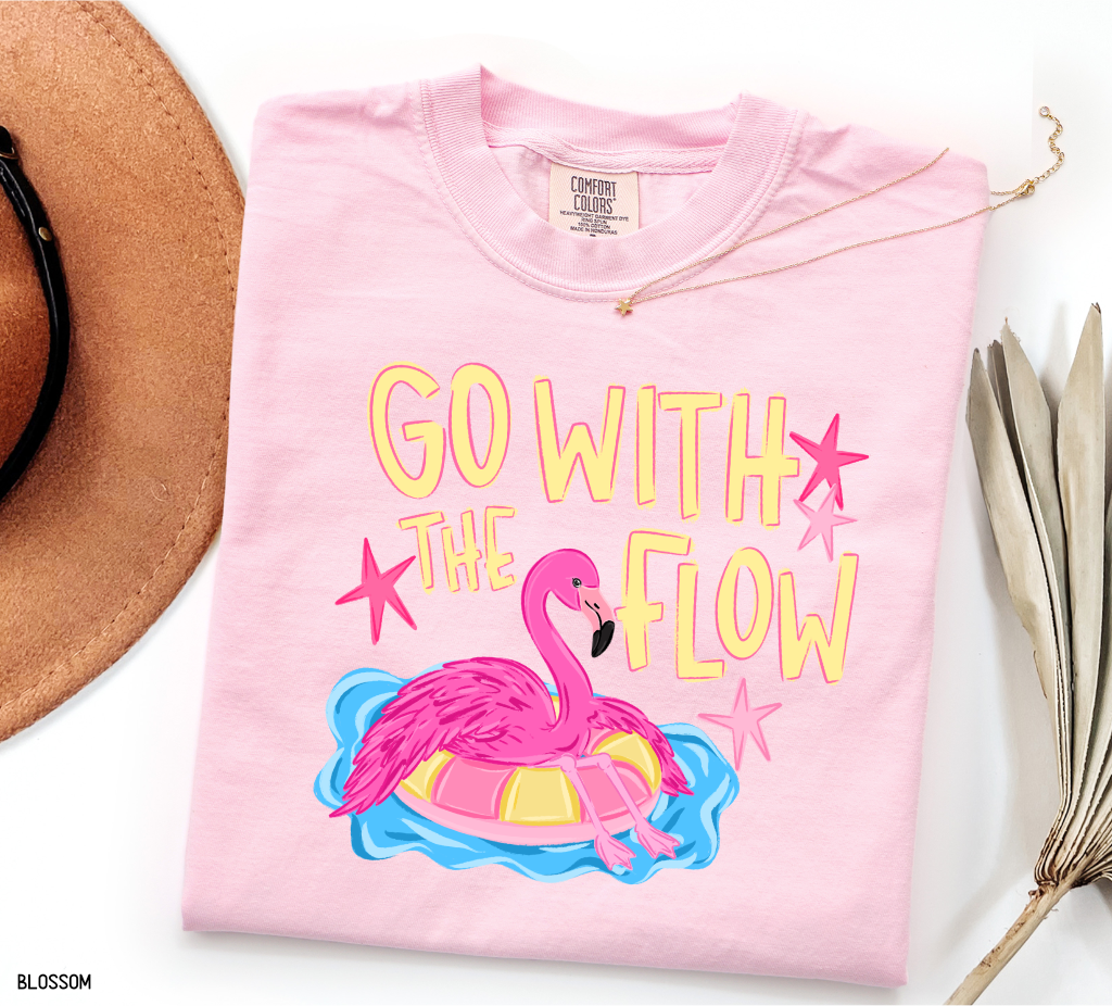 Go With The Flow Comfort Colors T-Shirt