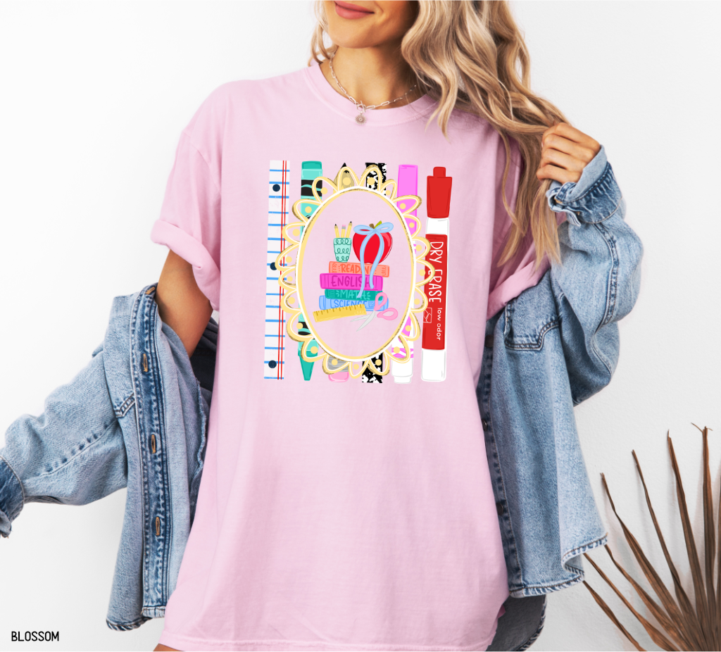 Teacher Subjects Comfort Colors T-Shirt