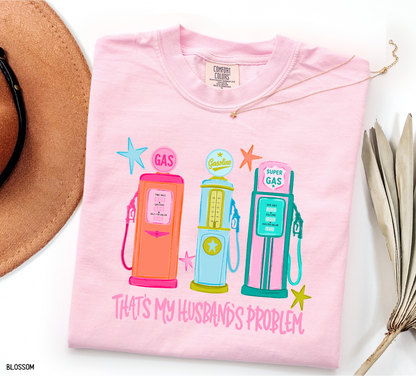 That's my Husband's Problem Adult Comfort Colors T-Shirt