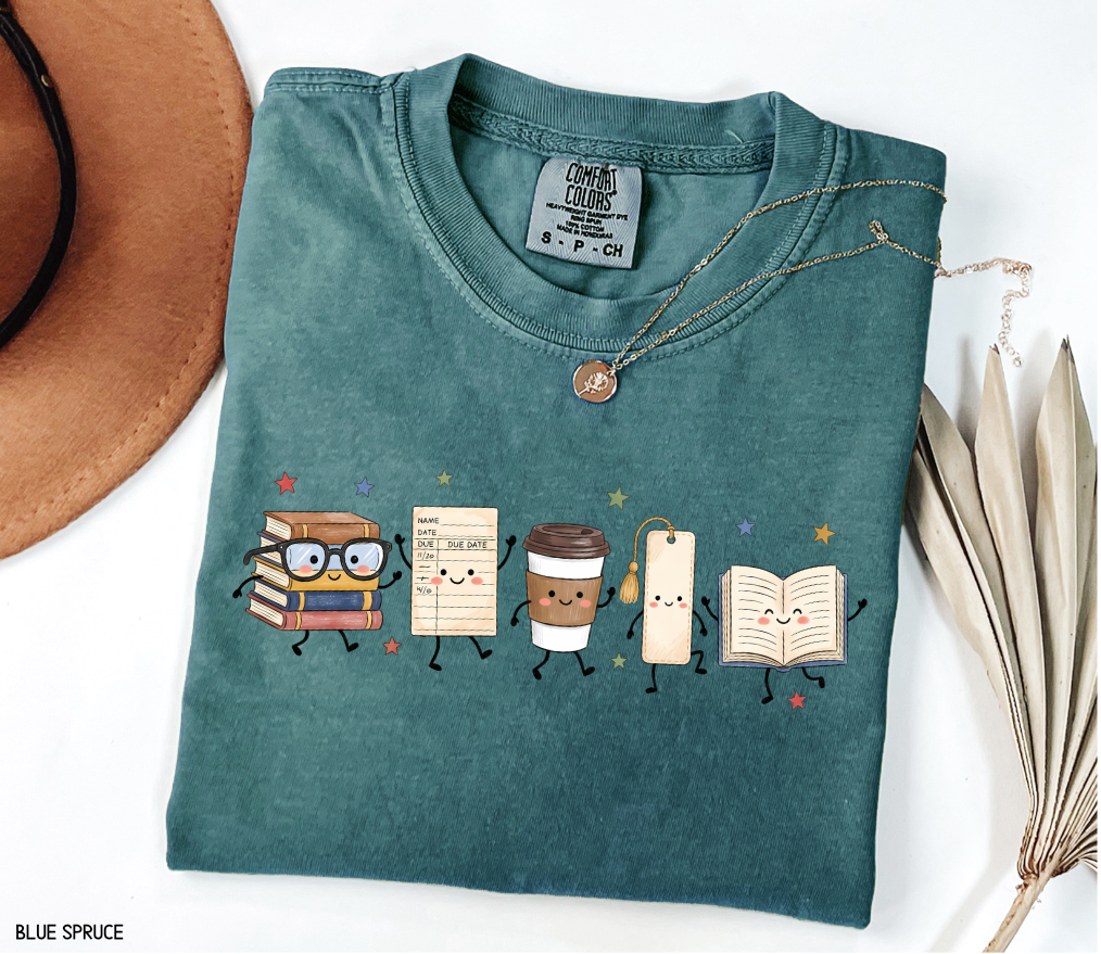Book Lovers Adult Comfort Colors T-Shirt
