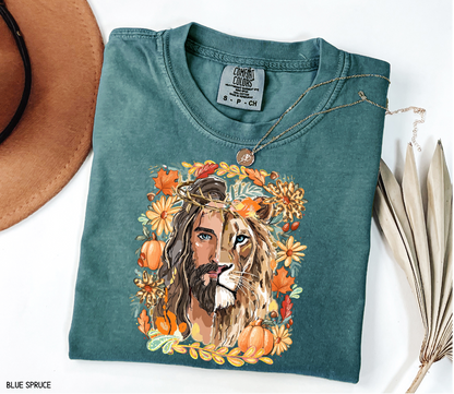 Jesus Lion of Judah Adult Comfort Colors T-shirt