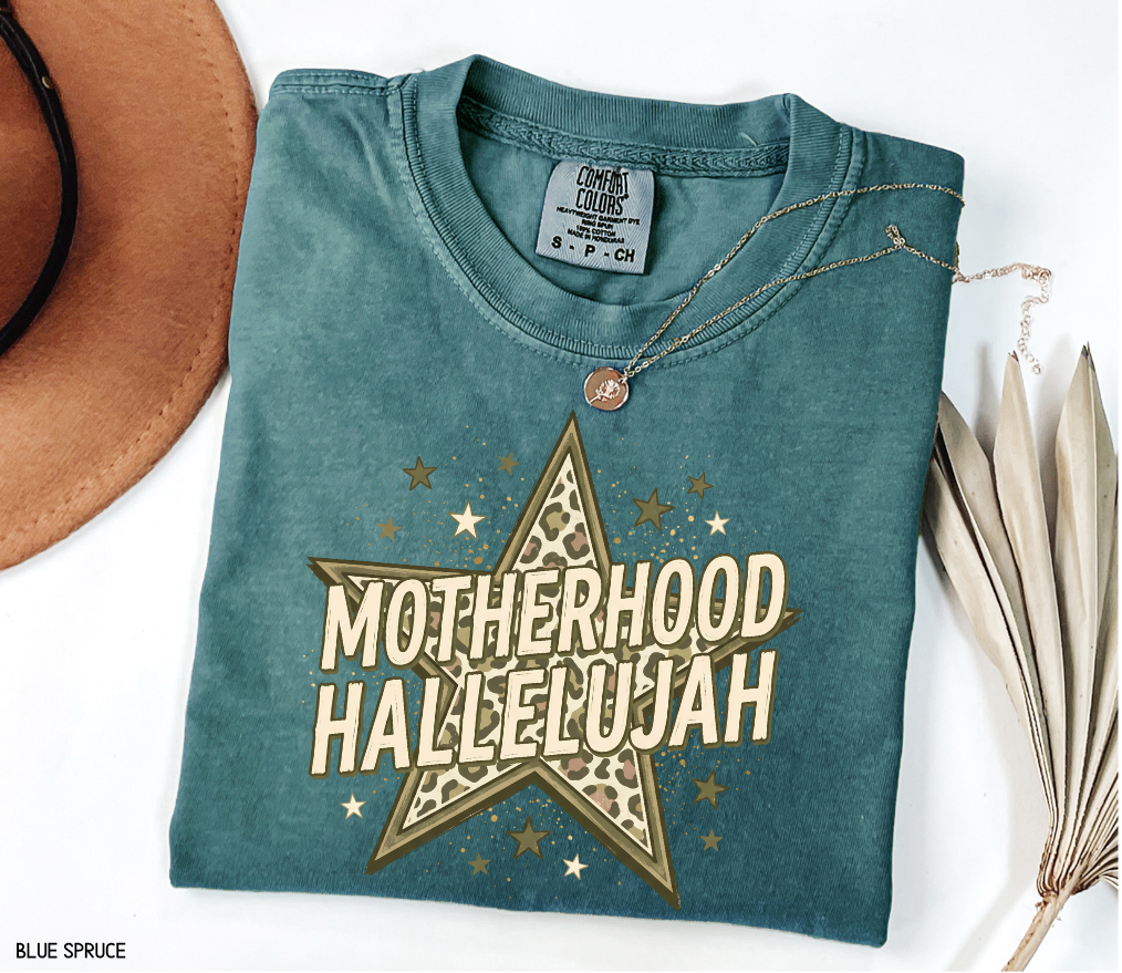 Motherhood Hallelujah Adult Comfort Colors T-Shirt