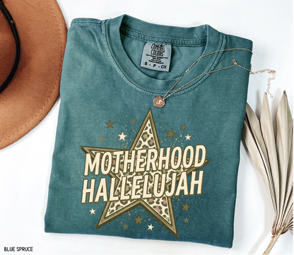 Motherhood Hallelujah Adult Comfort Colors T-Shirt