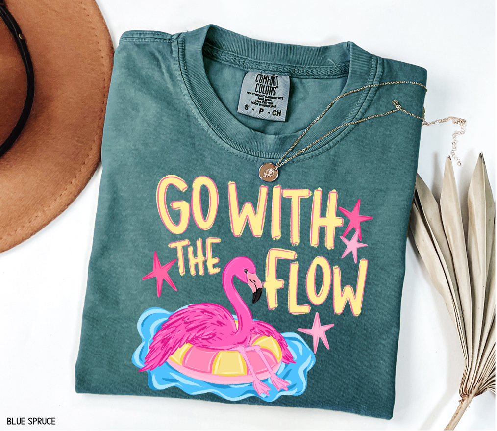 Go With The Flow Comfort Colors T-Shirt