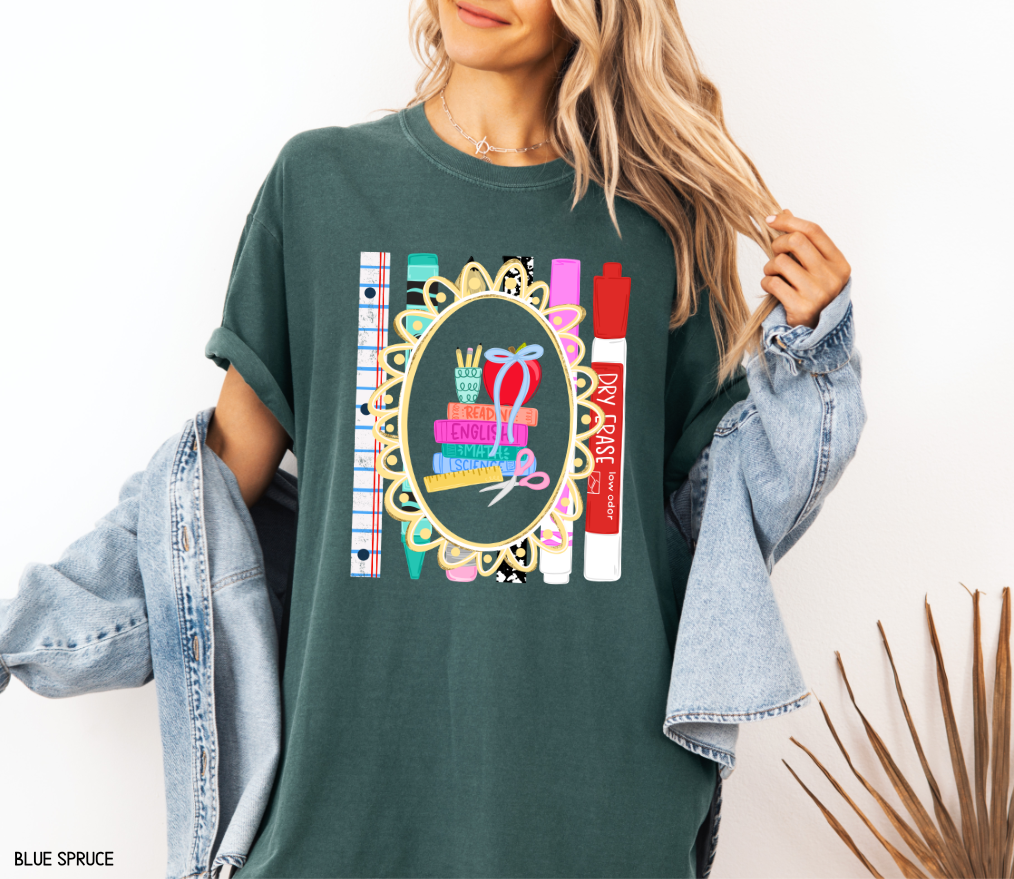 Teacher Subjects Comfort Colors T-Shirt