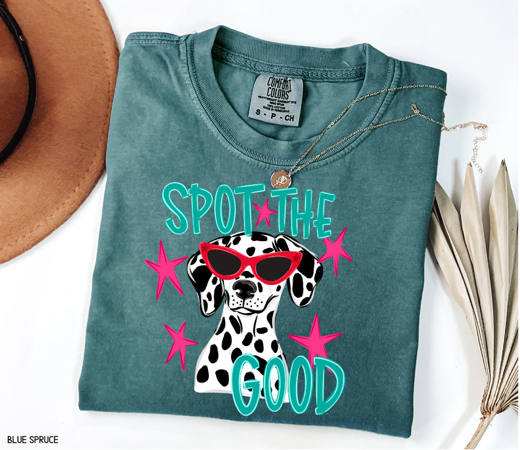Spot The Good Dalmatian Adult Comfort Colors T-Shirt