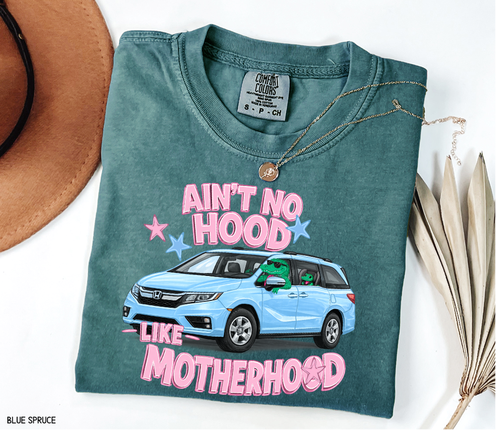 Ain't No Hood Like Motherhood Adult Comfort Colors T-shirt