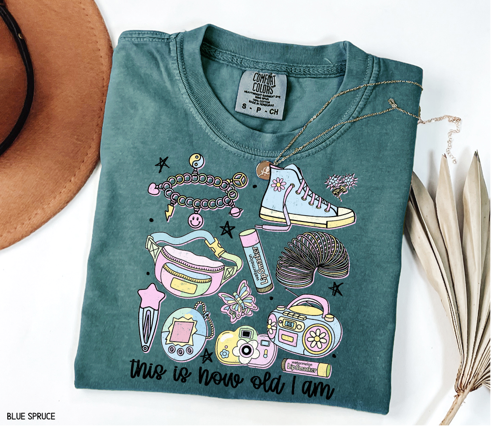 This is How Old I Am Adult Comfort Colors T-Shirt