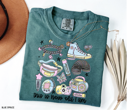 This is How Old I Am Adult Comfort Colors T-Shirt