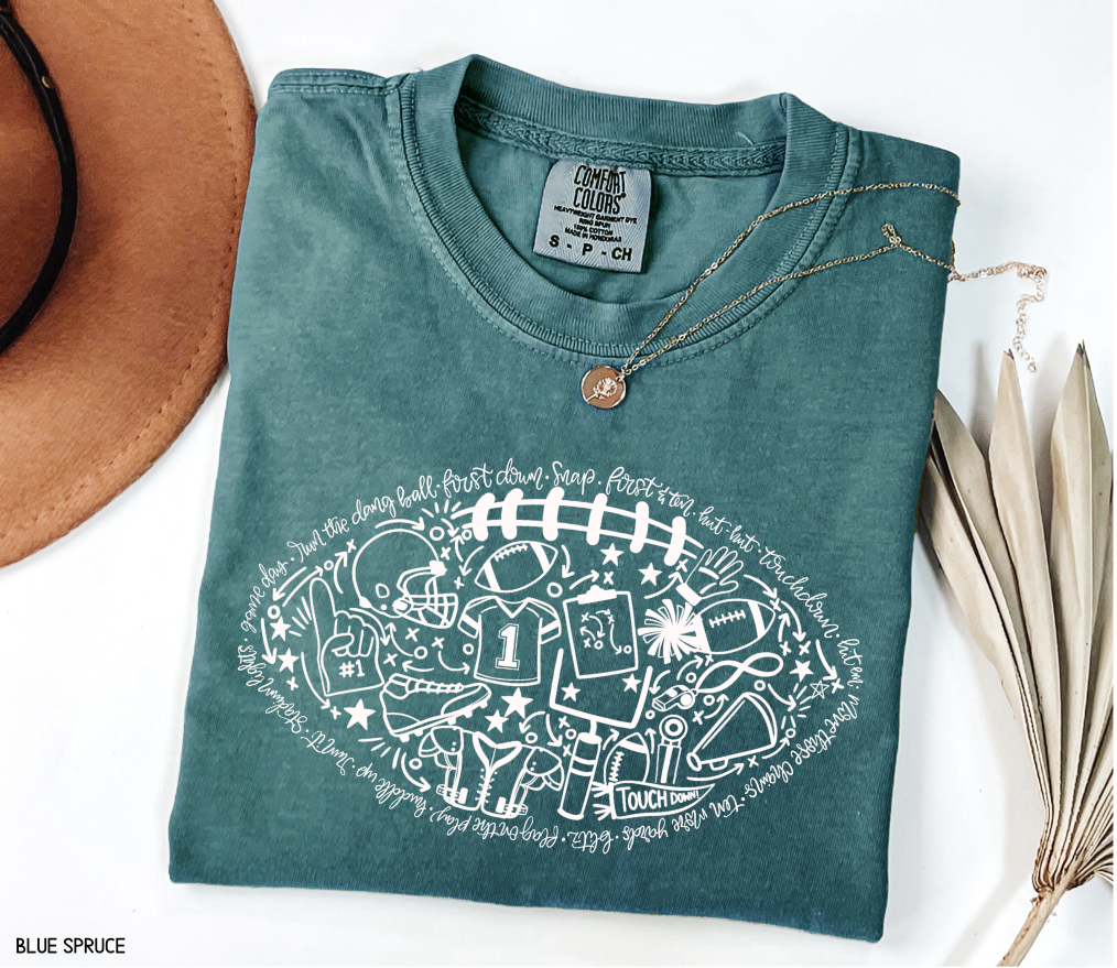 Football Adult Comfort Colors T-Shirt