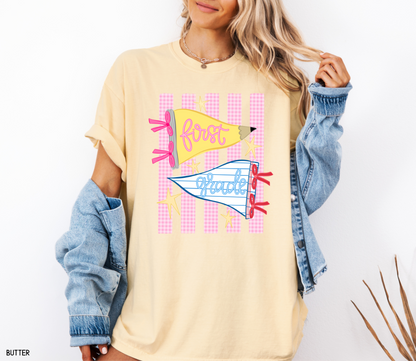Pennant Grade Level Teacher Comfort Colors T-Shirt