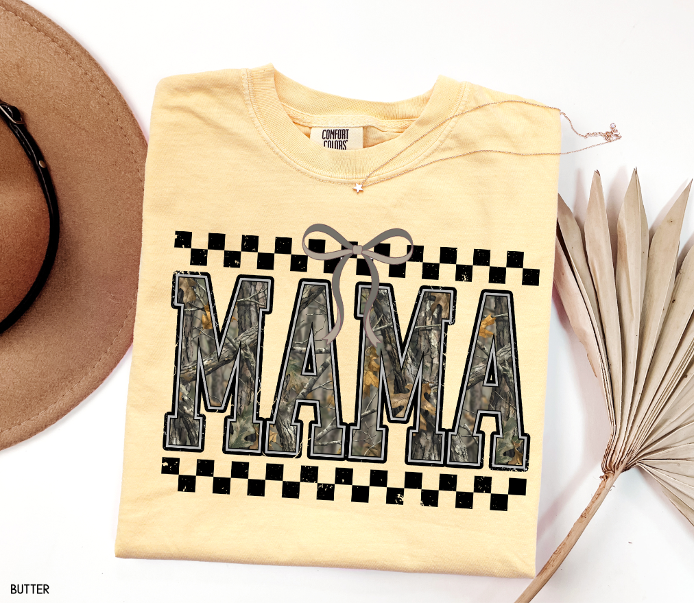 Mama Camo Comfort Colors T-Shirt