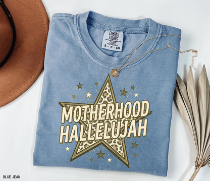 Motherhood Hallelujah Adult Comfort Colors T-Shirt
