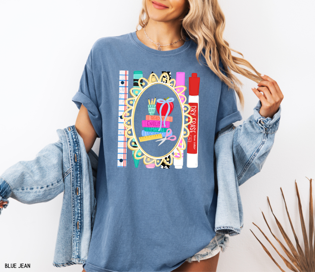 Teacher Subjects Comfort Colors T-Shirt