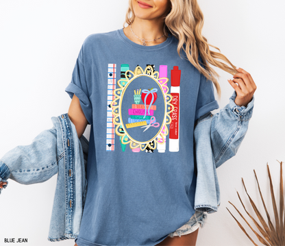 Teacher Subjects Comfort Colors T-Shirt