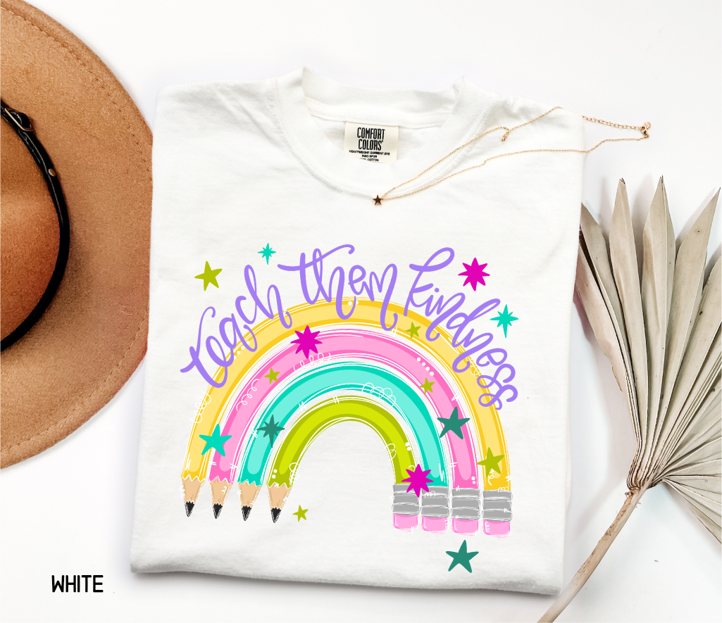 Teach Them Kindness Adult Comfort Colors T-Shirt