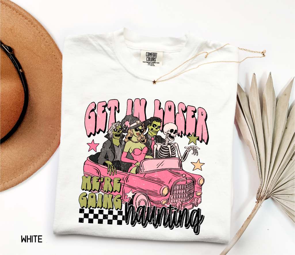 Get in Loser Halloween Adult Comfort Colors T-Shirt