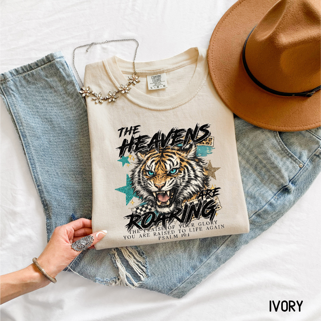 The Heavens are Roaring Adult Comfort Colors T-Shirt