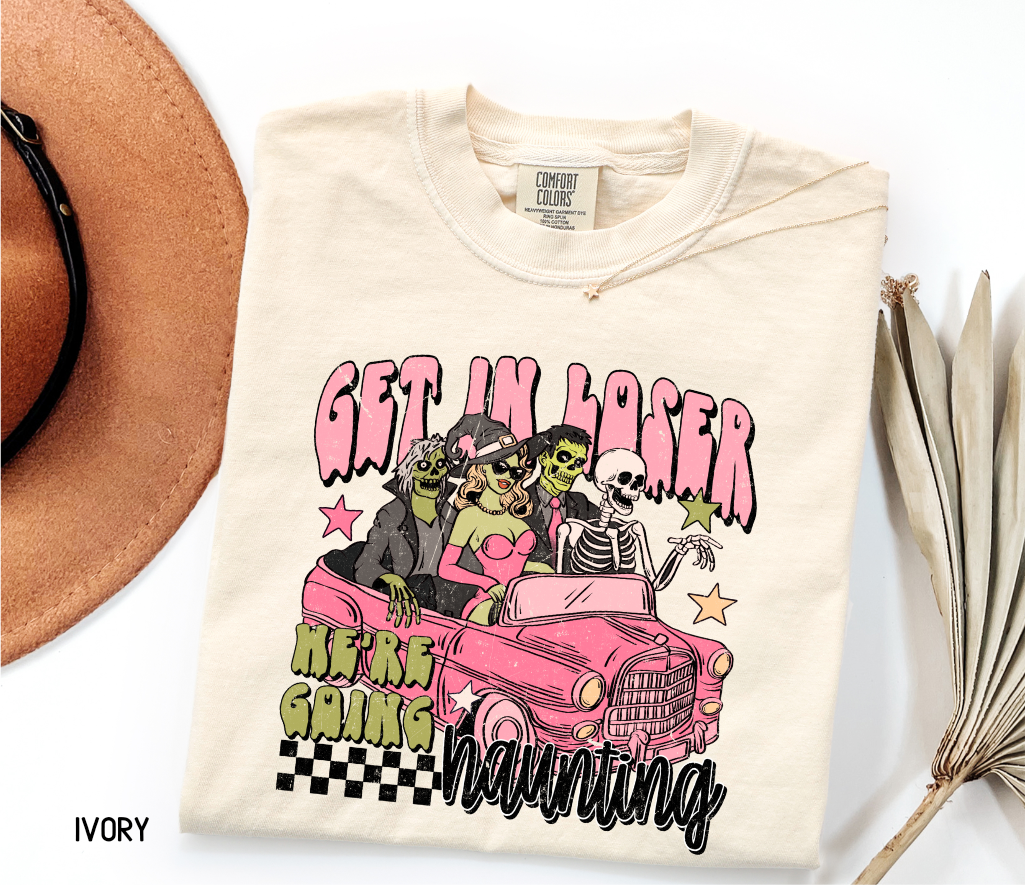 Get in Loser Halloween Adult Comfort Colors T-Shirt