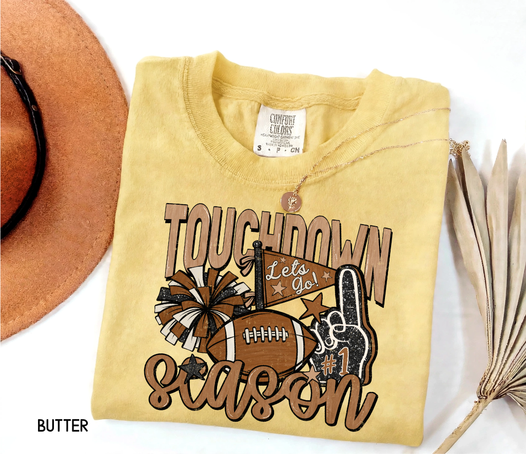 Touchdown Season Adult Comfort Colors T-Shirt